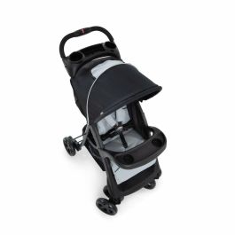 Hauck Silla de Paseo Shopper Neo II Caviar Plata - Plegado Compacto con una Mano, Reclinable, Gran Cesta, Desde el Nacimiento