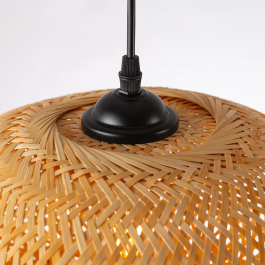 Lámpara Colgante Shahin Shahr Natural Boho-Chic Ratán SKD-P80122