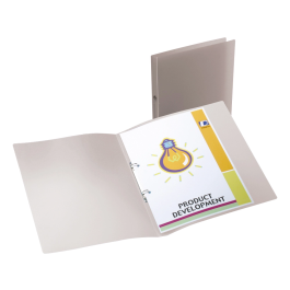 Liderpapel 49074 Carpeta 2 Anillas Redondas Mini 15 mm Polipropileno DIN A4 Transparente