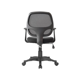 Q-connect Silla Giratoria Respaldo Medio Regulable Altura 870+120mm Profundidad 590mm Color Negro