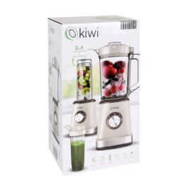 Kiwi Batidora-Licuadora 2 en 1, 500W, 1.2L