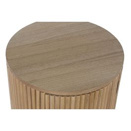 DKD Home Decor Mesita de Noche Balines Natural Paulownia/MDF con 1 Puerta 43x43x48 cm DKD Home Decor Mesita de Noche Balines Natural Paulownia/MDF con 1 Puerta 43x43x48 cm