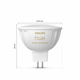 Philips Hue AAANL79839 Bombilla Conectada MR16 Luz Blanca Compatible Bluetooth con App y Voz