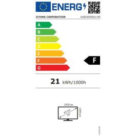 iiyama XUB2595WSU-B5 Monitor 25" WUXGA LED IPS 4ms HDMI DP USB Ajuste Altura Pivot Negro