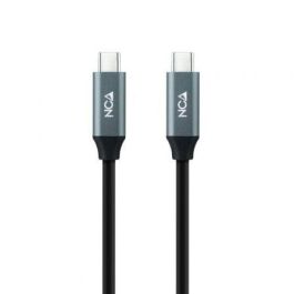 Cable USB 3.2 Tipo-C Nanocable 10.01.4301 5A 100W/ USB Tipo-C Macho - USB Tipo-C Macho/ 1m/ Gris y Negro Precio: 8.99822792. SKU: S0236109