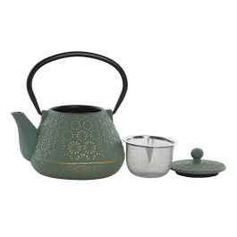 Tetera Oriental DKD Home Decor Verde 12.5 x 15.5 x 15 cm Tetera Oriental DKD Home Decor Verde 12.5 x 15.5 x 15 cm