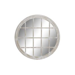 Espejo de pared DKD Home Decor Blanco Decapé 90 x 2 x 90 cm 90 x 2,5 x 90 cm (90 Piezas)