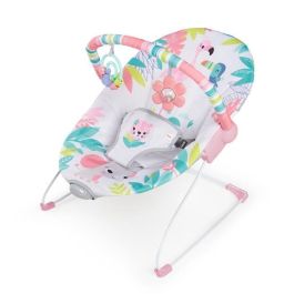 Bright Starts Hamaca Flamingo Vibes, ideal para Bebés Inquietos, con Suaves Vibraciones, Arnés de 3 Puntos y Juguetes Interactivos Precio: 39.88999982. SKU: S7102054