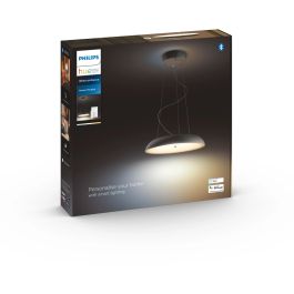 Philips Hue Amaze Pendelleuchte DS, Lámpara Colgante Inteligente LED, Negra, 3000lm, Luz Blanca Cálida a Fría (2200K-6500K), Regulable