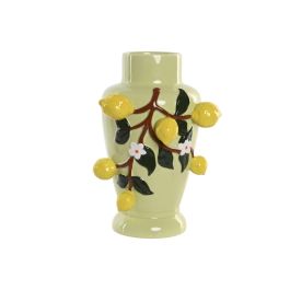 DKD Home Decor Jarrón Shabby Verde Amarillo 19 x 30 x 20 cm (2 Unidades) Cerámica Limones Precio: 38.8999996. SKU: B18DA5TPSP