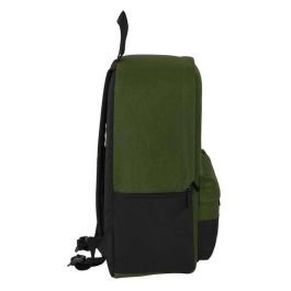 Mochila para Portátil Safta Dark Forest Negro Verde 31 x 40 x 16 cm