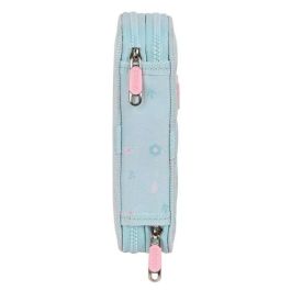 Plumier Doble Moos Garden Turquesa 12.5 x 19.5 x 4 cm (28 piezas)