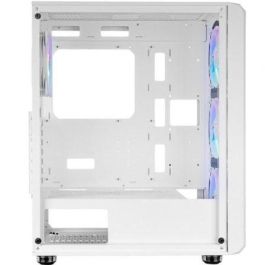 Mars Gaming MCVAULT ATX Semitorre Gaming ARGB con Ventana Completa, Soporte RL y 4 Ventiladores Preinstalados