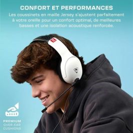 Turtle Beach TUR0840454400137 Auriculares Gaming con Cable para Nintendo Switch - Airlite Fit Blanco y Negro
