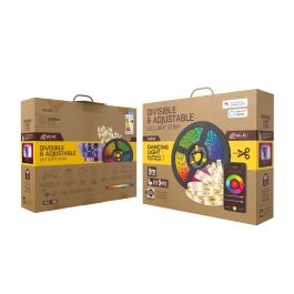 Tiras LED Muvit iO Negro Multicolor Dorado F 5 m