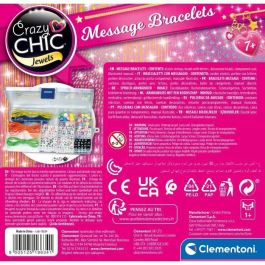 Clementoni CLE18634 Crazy Chic Pulseras con mensaje