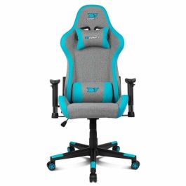 Drift DR90PROBL Silla Gamer para PC, Asiento y Respaldo Acolchado, Tela y Espuma, Azul y Gris, Reposacabezas y Lumbar, Mecanismo de Mariposa, Pistón Clase 4, Soporta 150kg Precio: 169.50000045. SKU: S7822617