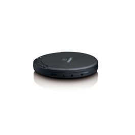 Lenco CD-010 Reproductor de CD Portátil Negro con Altavoces Integrados y Función USB