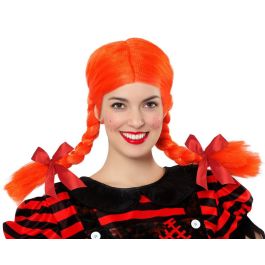 Peluca Naranja Con Coletas Y Trenzas Precio: 7.49999987. SKU: S1122362