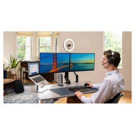 Kensington Auriculares Gaming H3000 PROVC, Diadema Bluetooth 5.2, Negro, 60h Batería, Cancelación Ruido, Micrófono Boom, USB-C, Para PC, PS, Xbox, Android, iOS