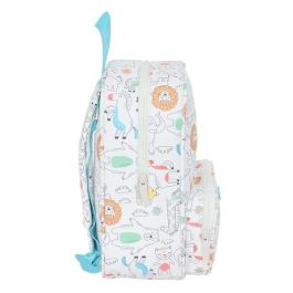 Mochila Escolar Safta Zoo Beige 22 x 27 x 10 cm