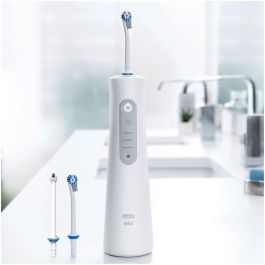 Oral-B AquaCare 6 Irrigador dental inalámbrico con tecnología Oxyjet, 6 niveles de potencia, color blanco