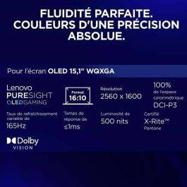 Lenovo 83LY0005FR Portátil Legion 5 15IRX10 Gaming - i7-13650HX, RTX 5060 115W, 32GB RAM, 512GB SSD, OLED WQXGA 15.1"