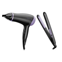 Remington Style Essentials Secador de Pelo 2000W y Plancha de Pelo hasta 215°C con Placas Cerámicas Precio: 44.5000006. SKU: B1F24TFFC2