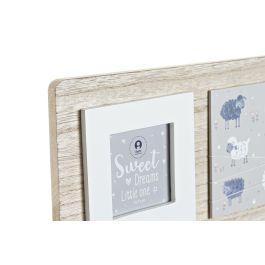 DKD Home Decor Memo Fotos Baby Natural Blanco 26 x 36 cm