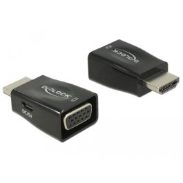 DeLOCK 65902 Adaptador HDMI-A Macho a VGA Hembra Negro, Soporta 1920x1200, para Conectar Dispositivos con Salida HDMI Precio: 25.99000019. SKU: S0227892