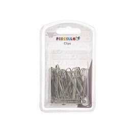 Set 35 Clips Silver Grd Pincello 7X12CM (24 Unidades) Set 35 Clips Silver Grd Pincello 7X12CM (24 Unidades)