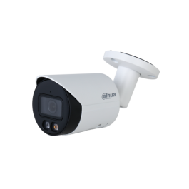 (DH-IPC-HFW2449SP-S-IL-0280B) DAHUA CÁMARA IP BULLET LITE WIZSENSE SERIE 2 4MP CON INTELIGENCIA ARTIFICIAL FULL-COLOR PAL LED IR &amp; LUZ BLANCA 2.8MM 2ª GEN POE