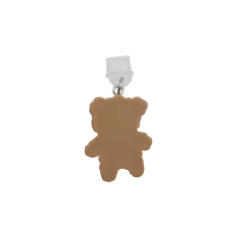Wondee Protector Decorativo para Puerto USB C Tipo C con Charm Colgante de Oso, Evita Polvo y Suciedad, Para Smartphone, Modelo Funny Bear, 30x10x20 mm