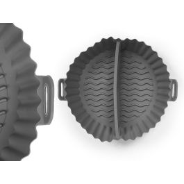 Kinvara Molde Freidora Aire Doble Compartimento Silicona Gris 20x5x16 cm (Set de 24) Precio: 53.24484. SKU: B13L7RGD9T