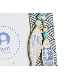 DKD Home Decor Marco de Fotos 10x15 cm Mediterráneo Colección Calella Azul Blanco Natural MDF Cristal Peces Pack 6 Unidades DKD Home Decor Marco de Fotos 10x15 cm Mediterráneo Colección Calella Azul Blanco Natural MDF Cristal Peces Pack 6 Unidades