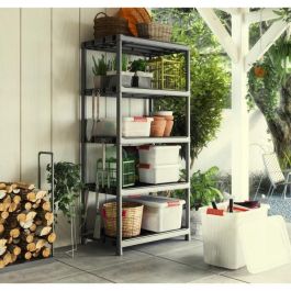 Estante de almacenamiento KIS Plus XL / 5 - 90 x 60 x 187 cm - Negro Estante de almacenamiento KIS Plus XL / 5 - 90 x 60 x 187 cm - Negro
