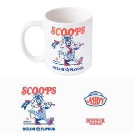 ERIK Taza Stranger Things Scoops Ahoy Cerámica 350ml Apta Lavavajillas y Microondas ERIK Taza Stranger Things Scoops Ahoy Cerámica 350ml Apta Lavavajillas y Microondas