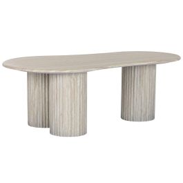 DKD Home Decor Mesa Centro Moderna Desmontable, Efecto Mármol Granito y MDF Beige, 70cm Largo x 130cm Ancho x 45cm Alto Precio: 293.89000058. SKU: B168J8KMG9