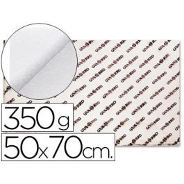 Canson Papel Guarro Acuarela 50x70 cm 350 gr Grano Grueso Pack 25H Blanco