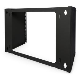 Digitus Patch-Halter 19" 8HE Soporte para Montaje en Pared 4U Negro