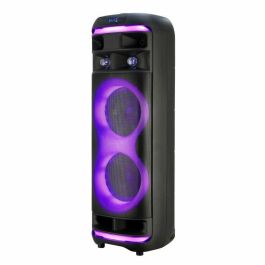 Inovalley Altavoz Karaoke INO3760024803225 RGB Bluetooth V5.0 800 Watts con Micrófono Inalámbrico Incluido y LED