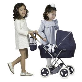 Decuevas Coche de Muñeca Plegable Vintage con Sombrilla, 38x65x60cm, Metal, Plástico, Poliéster, +3 Años
