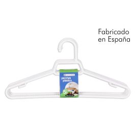 Set de 5 perchas de plástico Leo 38x17.5 cm - Dem (12 Cajas)