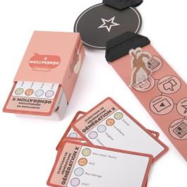 Spinmaster SPI6074217 Preguntas Generacionales - Juego de mesa con 2000 preguntas y 100 retos, a partir de 8 años