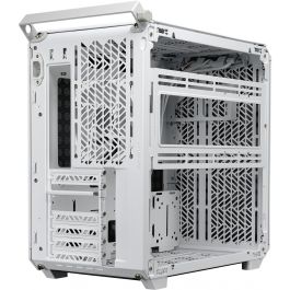 Cooler Master Qube 500 Flatpack Blanco - Caja PC Midi Tower ATX EATX ITX micro ATX con Ventana de Vidrio Templado