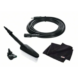 Bosch Car Kit con Accesorios de Limpieza: Cepillo (F016800359), Boquilla 90° (F016800354), Manguera 6m (F016800361) y Paño Microfibra Precio: 45.50000026. SKU: B1AVATA5PB