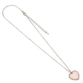 The carat shop Collar Barbie Corazón Esmaltado Rosa con Cristales The carat shop Collar Barbie Corazón Esmaltado Rosa con Cristales