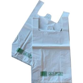 BOLSAS Bolsa De Camiseta 42x53 cm 50 Micras 70% Reciclado Paquete 1 kg (50 UND. APROX) Precio: 3.50000002. SKU: B1AJ8CXV5P
