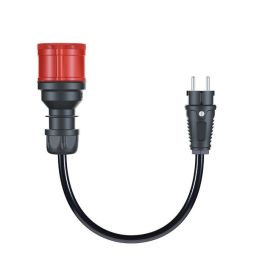 go-e Gemini flex 11 kW Set (16 A doméstico, azul, rojo) con adaptadores para CEE roja 32 A, CEE azul 16 A y enchufe doméstico