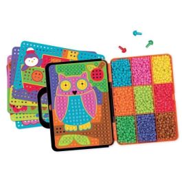 Nathan Clic'Educ - Mosaicos educativos para desarrollo de reconocimiento de colores y motricidad fina, ideal para niños a partir de 4 años